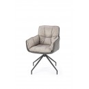 Стул HALMAR K523 серый/черный